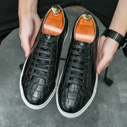 Chaussures en cuir véritable Luca