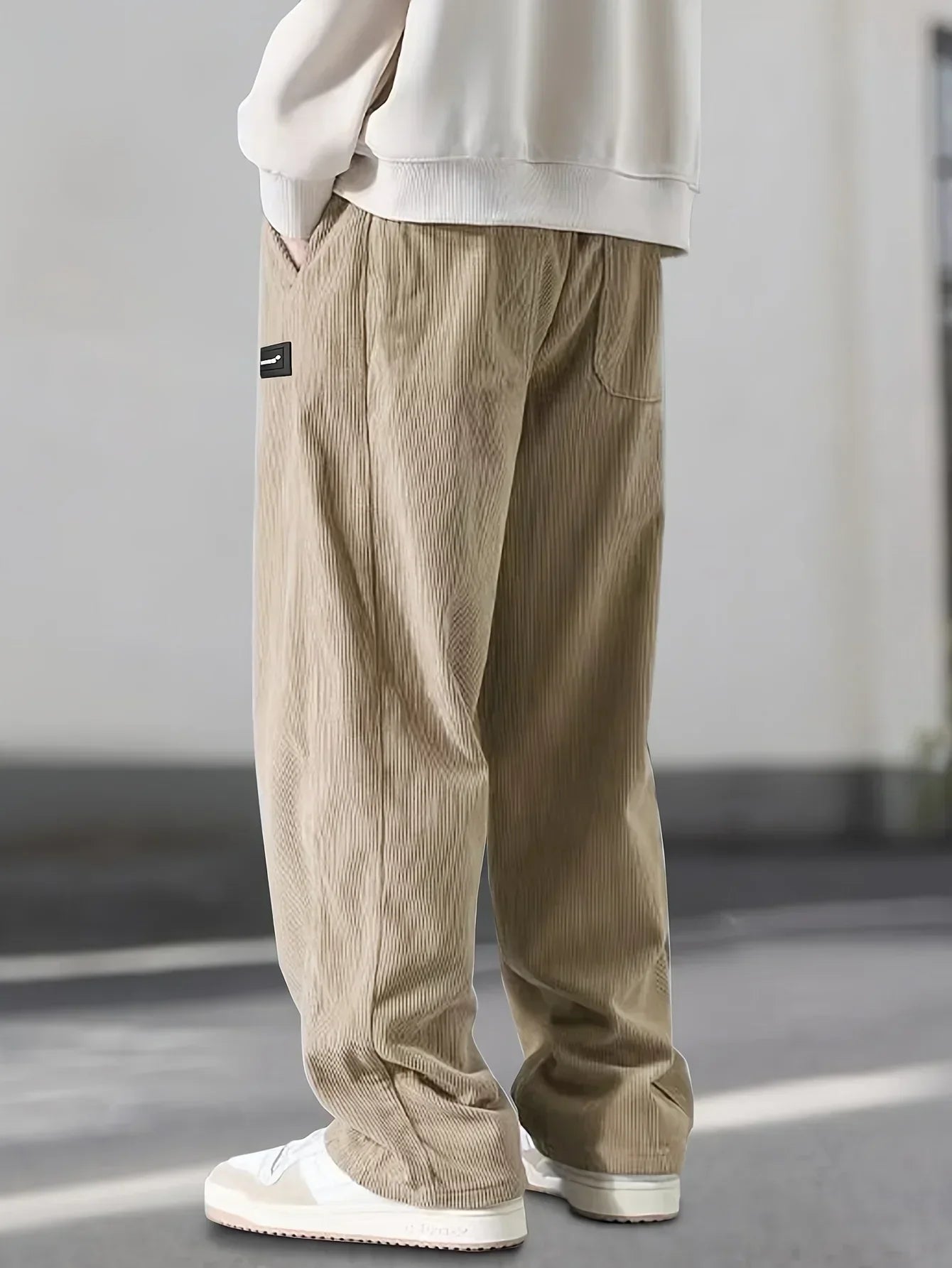 Pantalon en velours côtelé ConfortFit