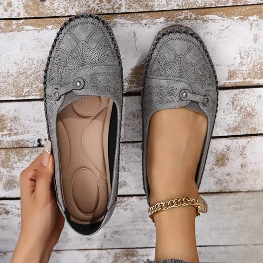 Rumina - Zapatos Casuales Antideslizantes De Cuero