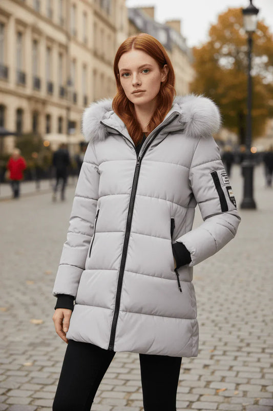 Riana - Manteau d'hiver matelassé