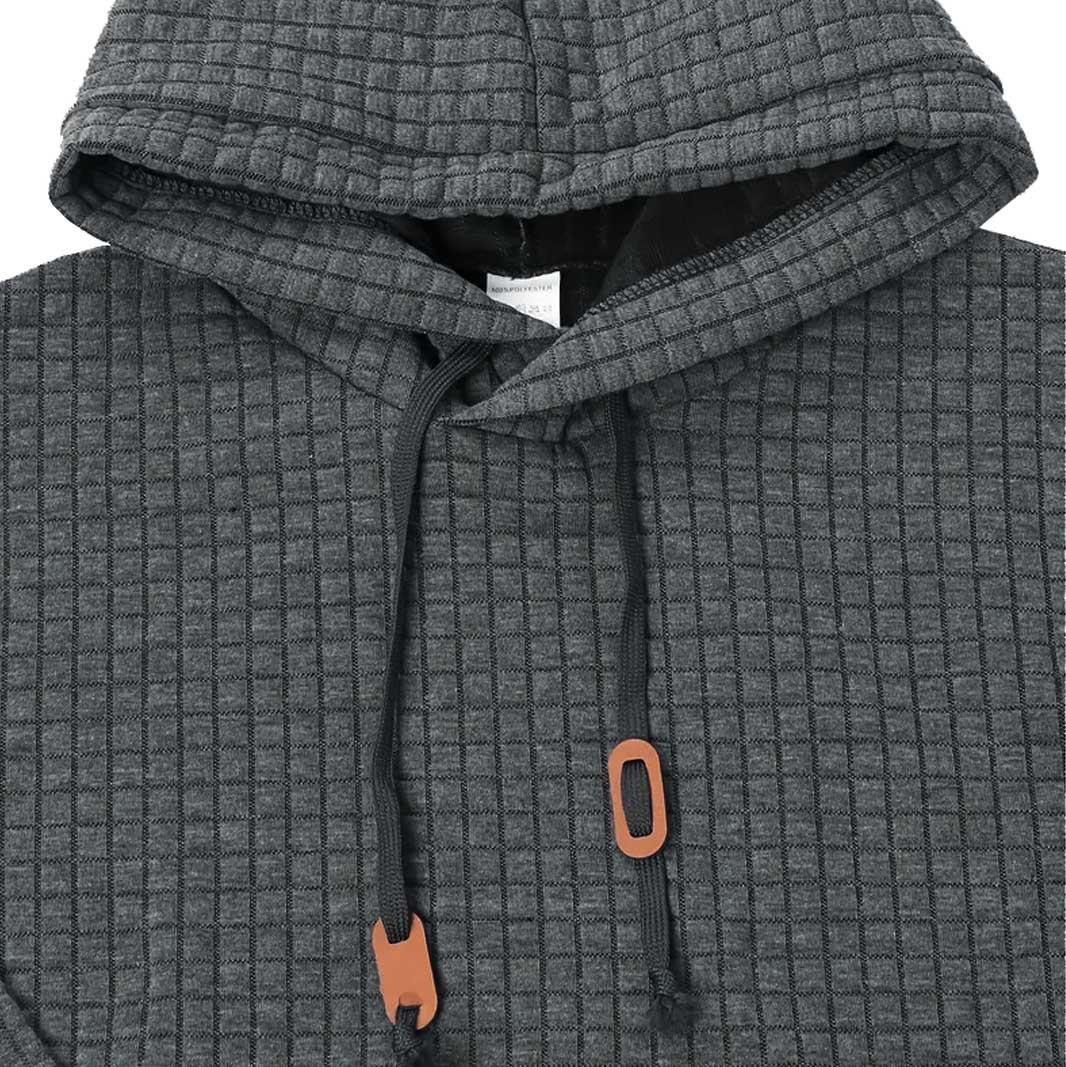 Álvaro™ | Gewatteerde wafelhoodie