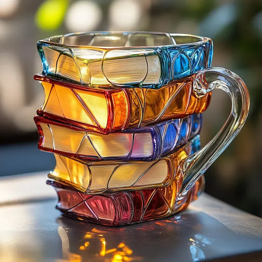 MugArt - Tasse avec livre peint