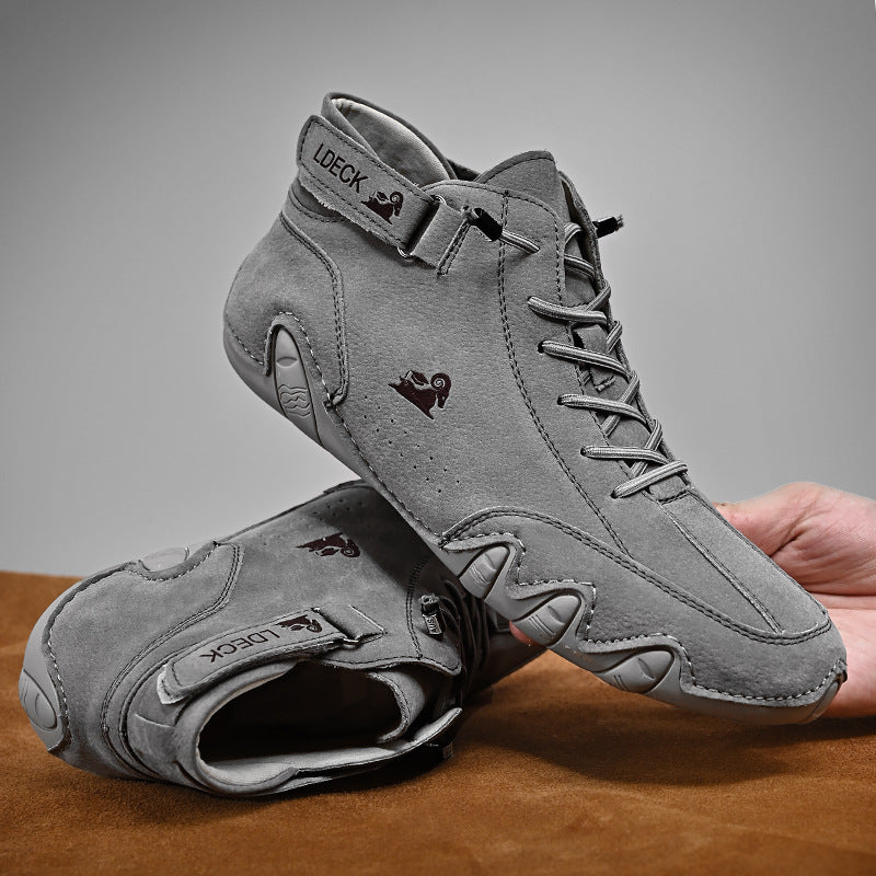 Zapatos ortopédicos de cuero auténtico