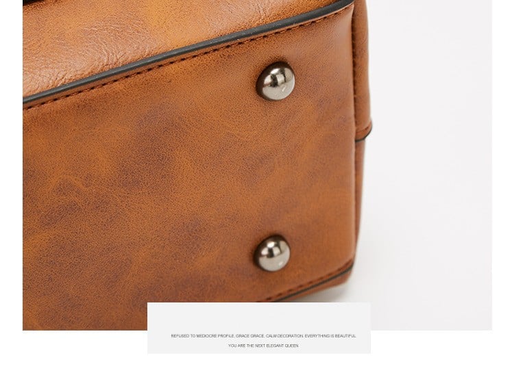 Britney - Elegante Leren Schoudertas
