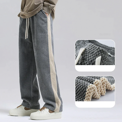 Luis | Pantalon de jogging à cordon avec motif gaufré