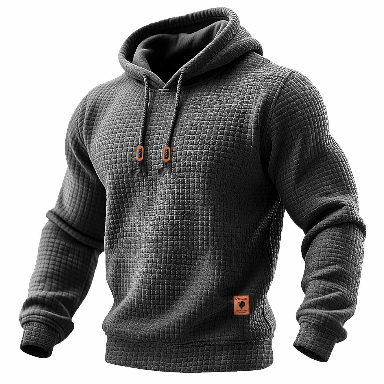 Álvaro™ | Gewatteerde wafelhoodie