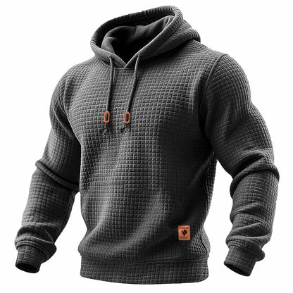 Álvaro™ | Gewatteerde wafelhoodie