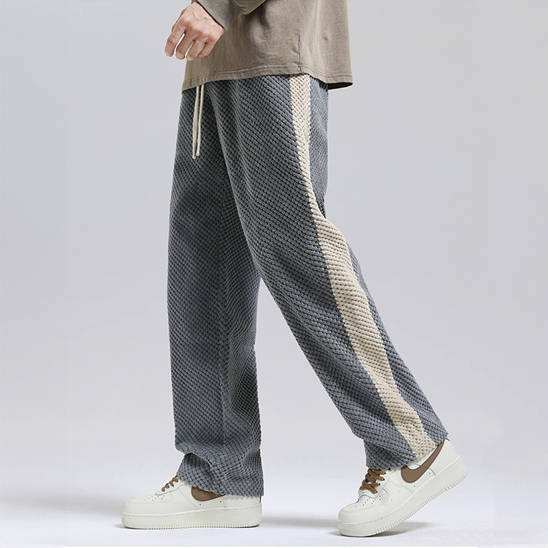 Luis | Pantalon de jogging à cordon avec motif gaufré