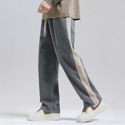 Luis | Pantalon de jogging à cordon avec motif gaufré