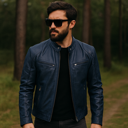 Álvarez | Chaqueta de Cuero Premium