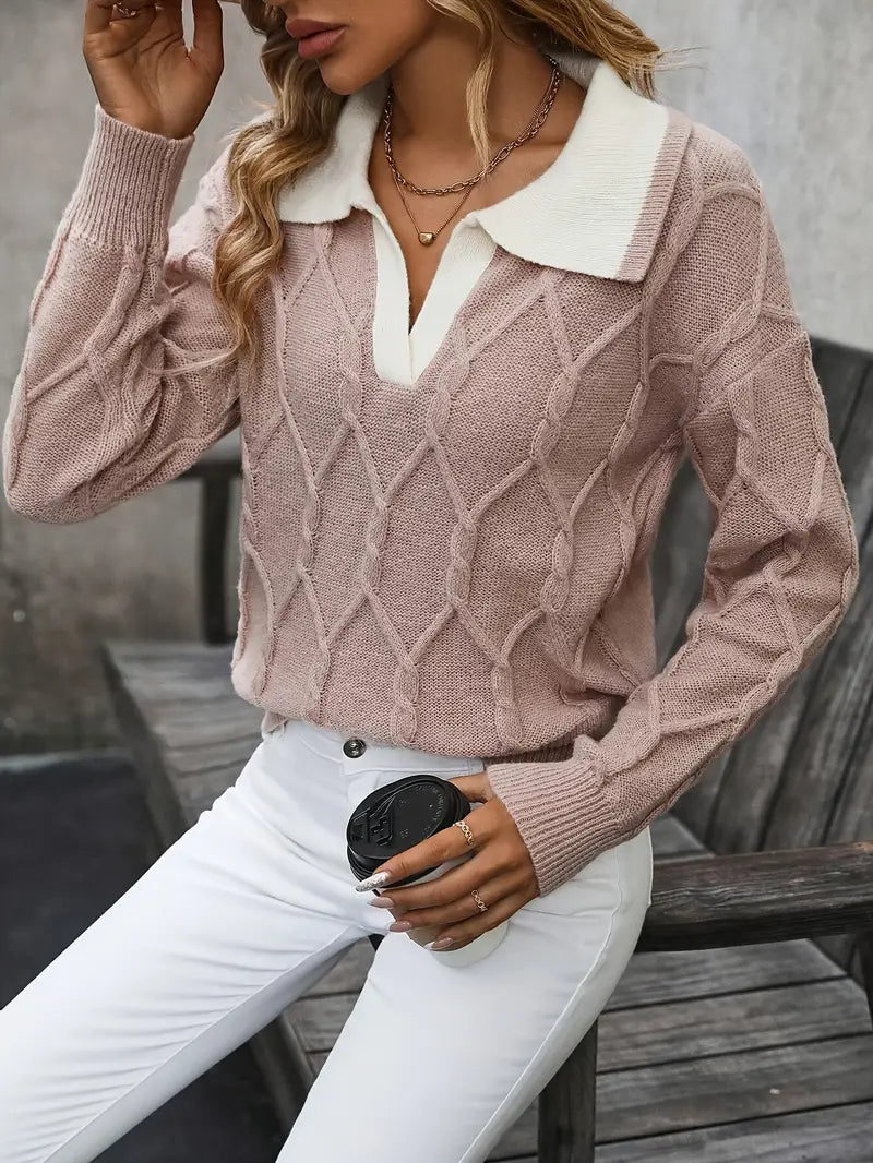 Maria | Elegante trui met col