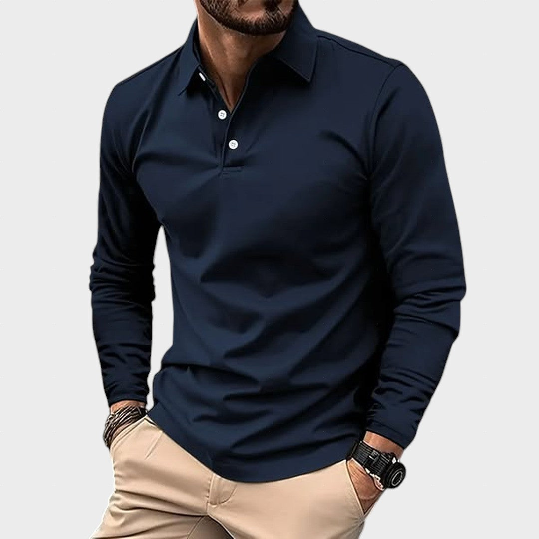 Guillermo™ | Polo décontracté à manches longues