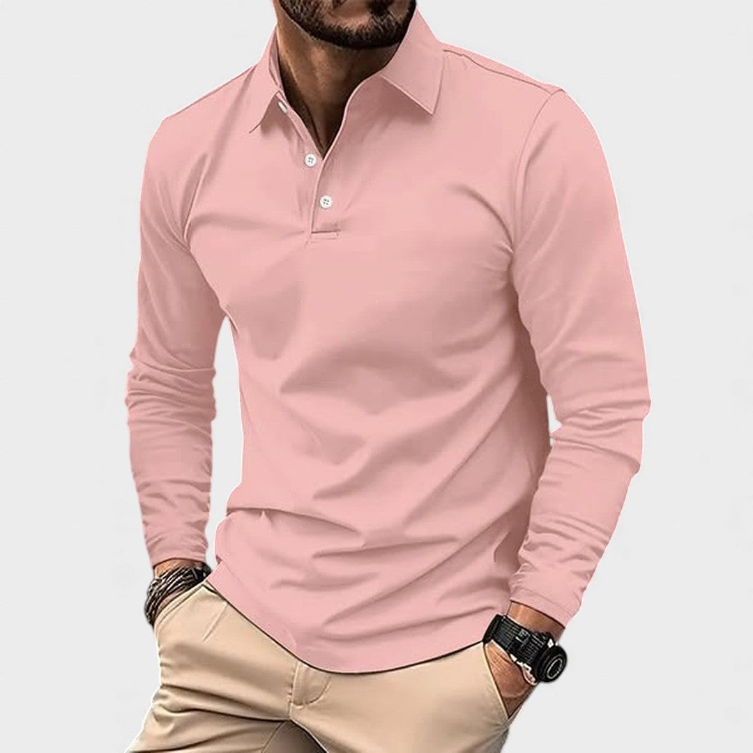 Guillermo™ | Polo décontracté à manches longues