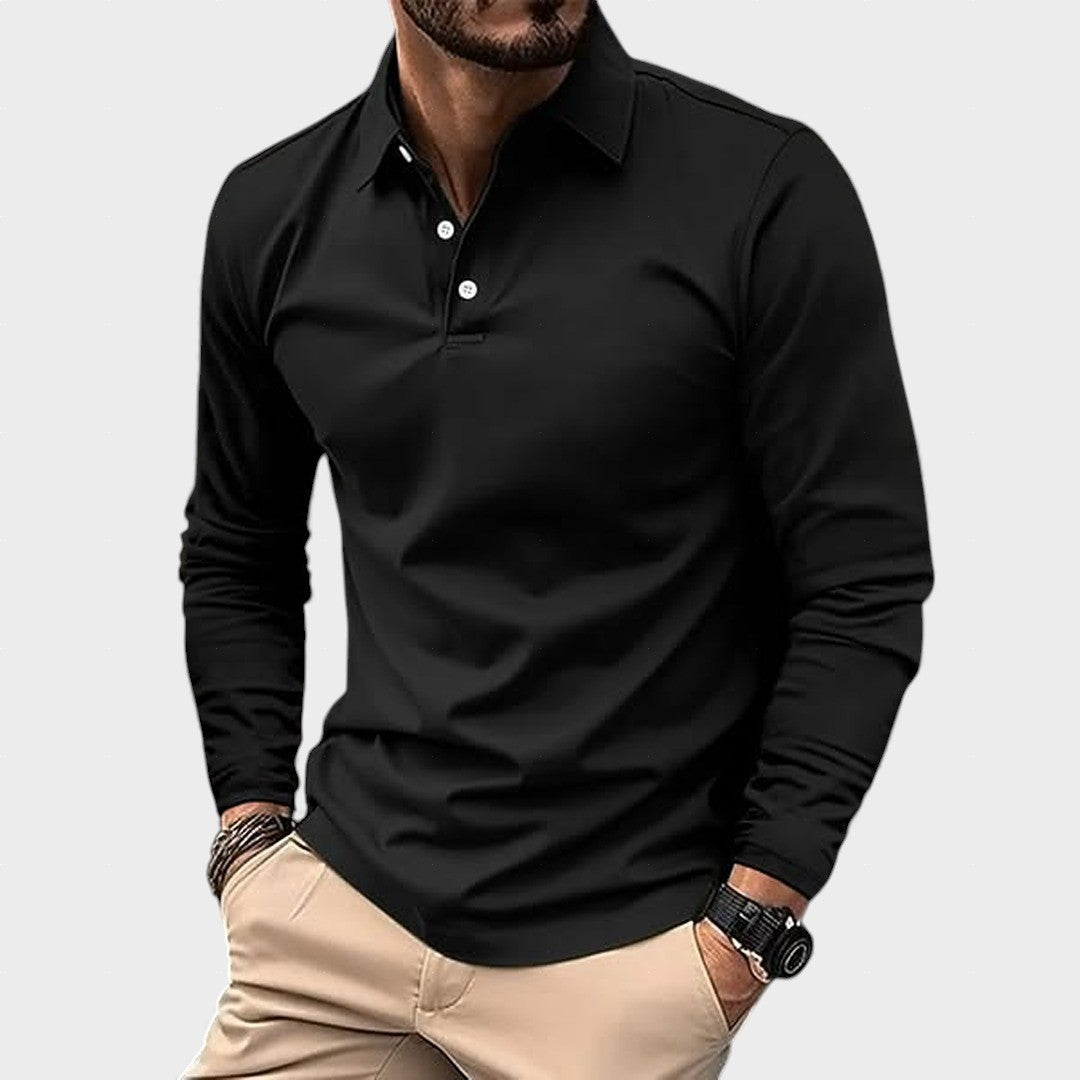 Guillermo™ | Polo décontracté à manches longues