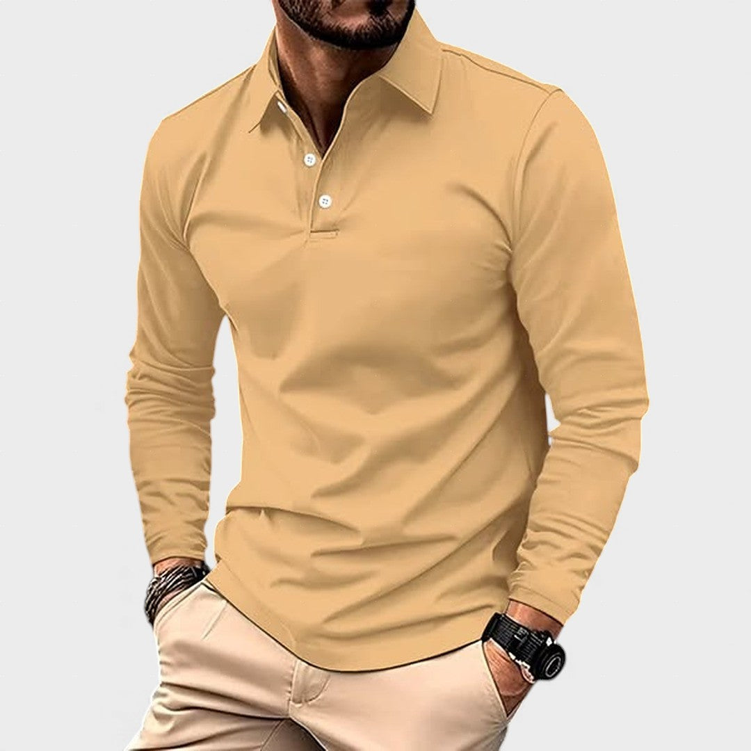 Guillermo™ | Polo décontracté à manches longues