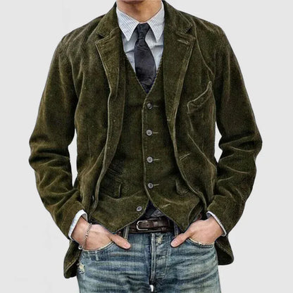 Juan | Corduroy Jasje En Gilet Set