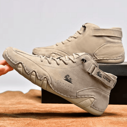 Zapatos ortopédicos de cuero auténtico