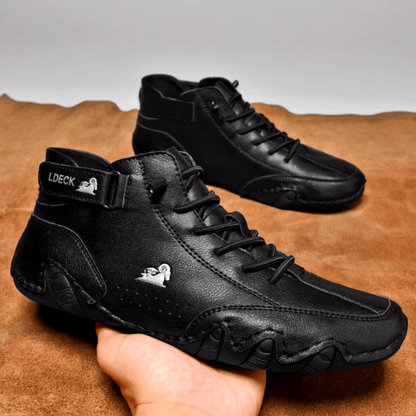 Zapatos ortopédicos de cuero auténtico