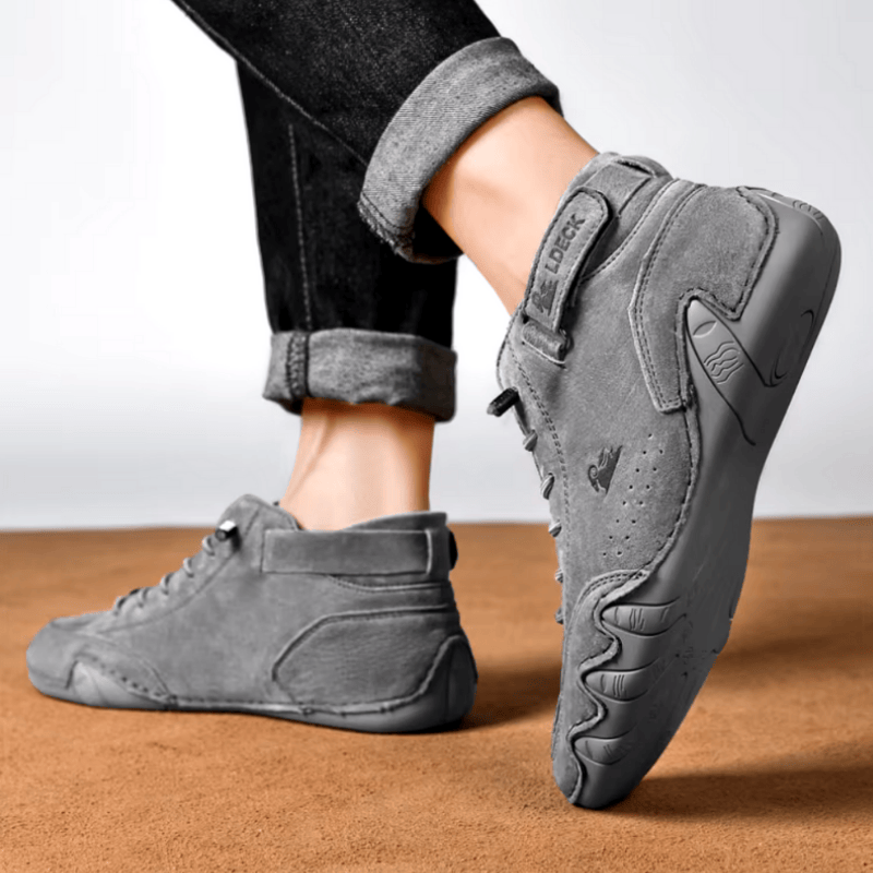 Zapatos ortopédicos de cuero auténtico