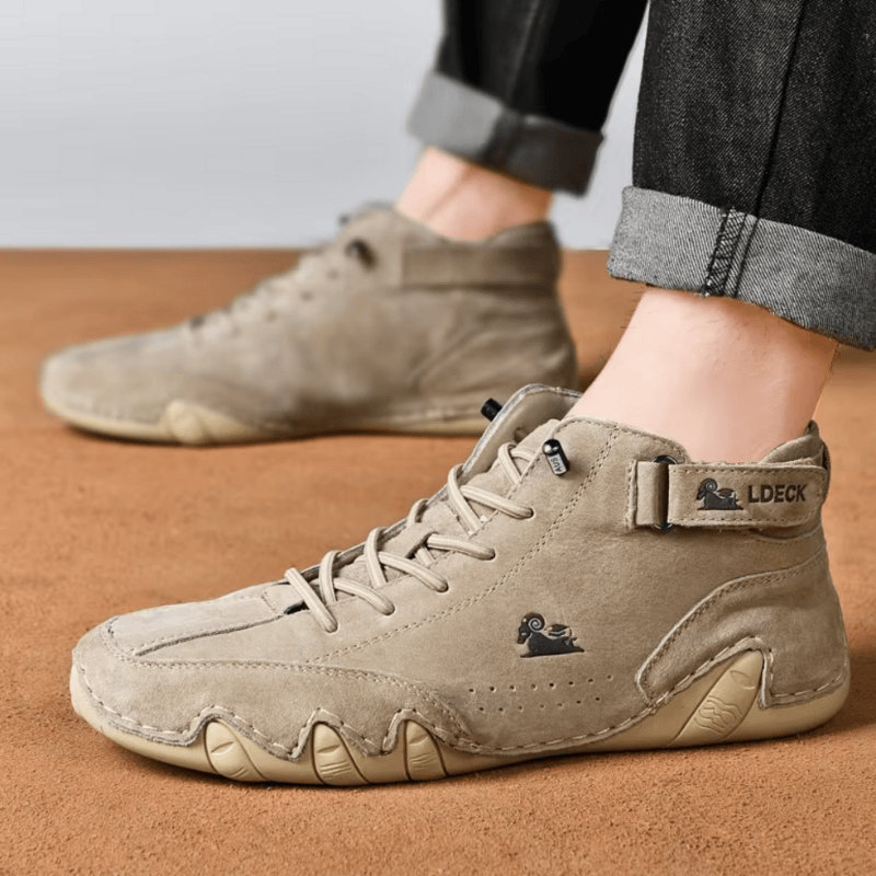 Zapatos ortopédicos de cuero auténtico