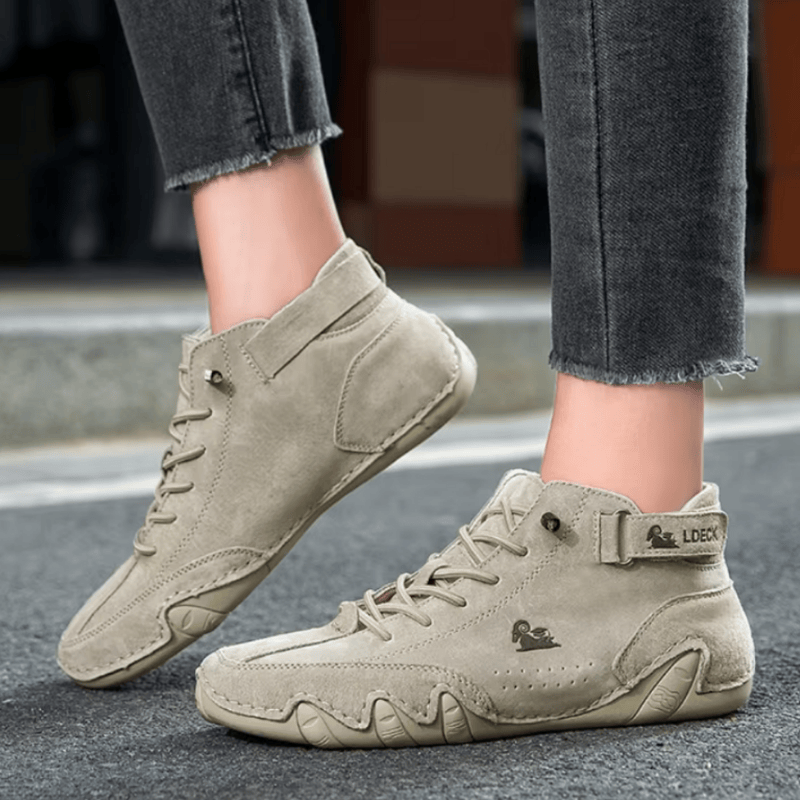 Zapatos ortopédicos de cuero auténtico
