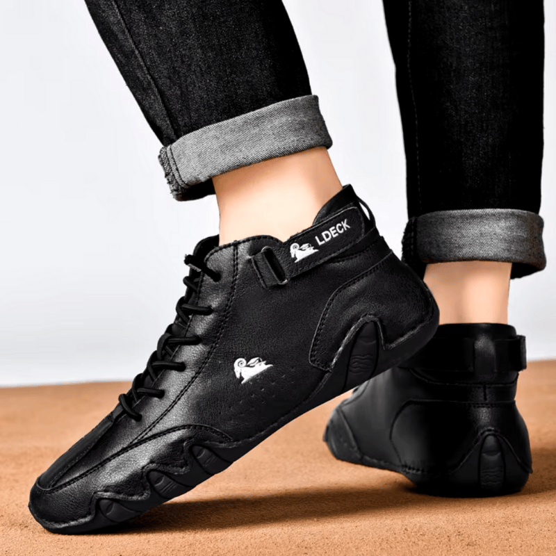 Zapatos ortopédicos de cuero auténtico