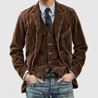Juan | Corduroy Jasje En Gilet Set