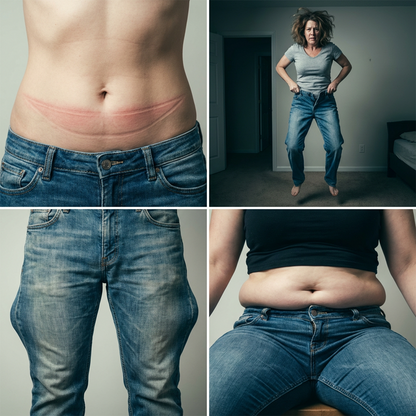 Jeans droits courts rétro pour femme