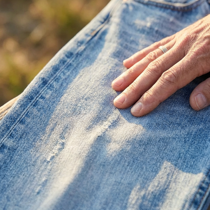 Jeans droits courts rétro pour femme