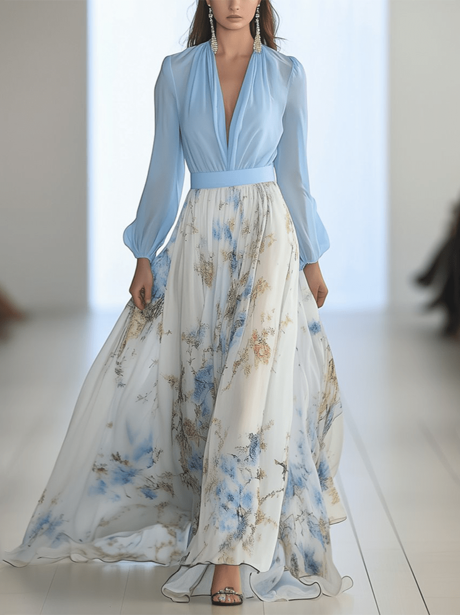 Santoro™ | Vestido largo con estampado floral