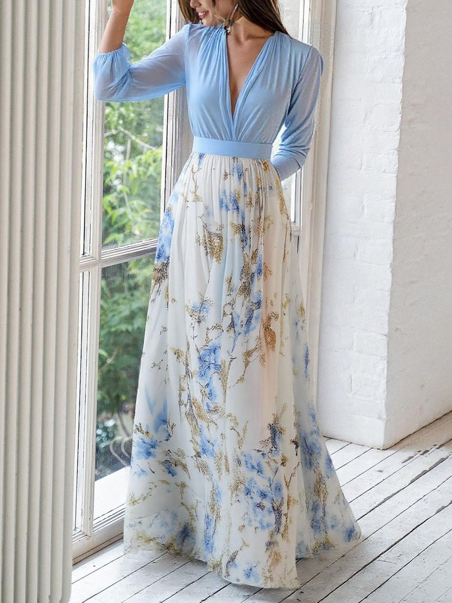 Santoro™ | Vestido largo con estampado floral