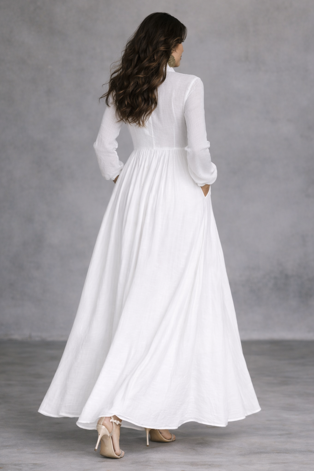 Regina™ | Jurk met V-hals